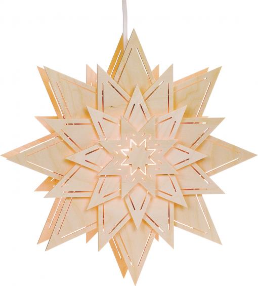 Stern mit Lichtschlitzen (Blume) 30x30cm 